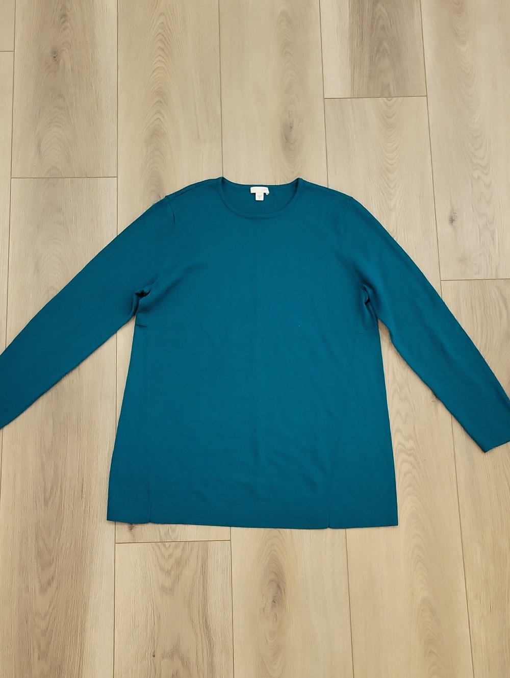 J. Jill Teal Crewneck Sweater